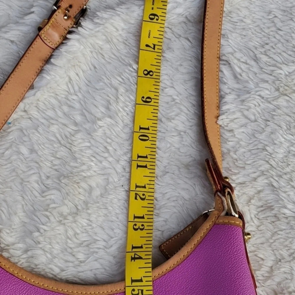 Dooney& Bourke Pink pebbled Leather shoulder bag - Picture 11 of 13